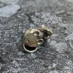 Victorian Style Collectible Miniature Mouse Pin Cushion 925 Sterling Silver Sewing Needle