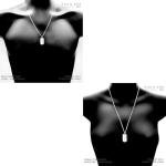 Genuine 925 Sterling Silver Personalised Rune Dog Tag Necklace/Gifts Ideas For Him and Her/Free Engraving/Quality Handmade Silver KIMNKIM-C25-1 (HEILSA - Health)