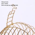 LNQKJXIIA Manual Metal Lottery Machine with Bingo Balls - Lucky Number Picking Drum for Family Parties, Group Games & Raffle Draws