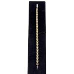 Natural Citrine Tennis Bracelet Handmade Prong Setting 925 Sterling Silver Yellow Citrine November Birthstone Gift