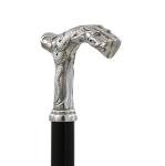 Walking stick with personalized dragon handle for men and women, elegant, old-fashioned | Cavagnini wood, handmade, vintage, made in Italy