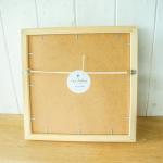 Wave in a Box Fused Glass Framed 25cm - Glass Wave Artwork - Handmade by Matt Adkins in Dorset, UK