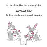 SWIZZOO Fun and Humorous New Home Card for Friends, Family & Loved Ones - Ideal for Housewarming Moving House - With Unique Home Design & Good Luck Messages - Welcome Home Card