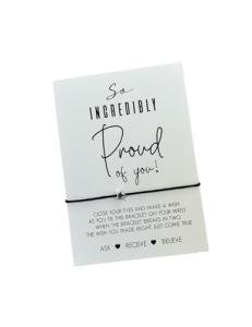 Proud of you gift | Proud wish bracelet | Passing exams gift | Results day gift