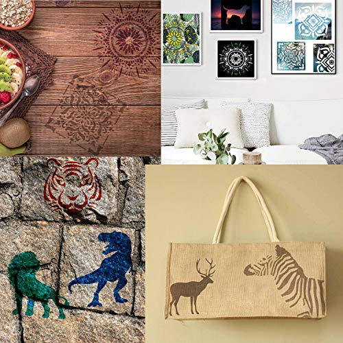 Reusable Mylar Stencil - Forest Animals Design