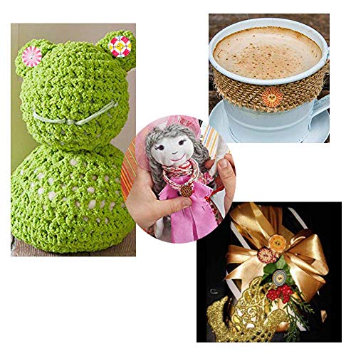 400 Pcs Vintage Wooden Buttons for Crafting