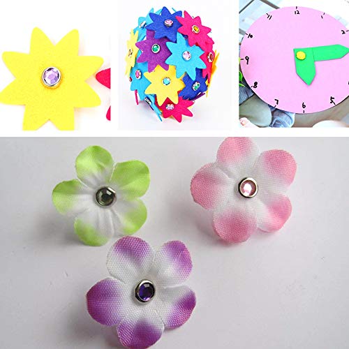 120Pcs Pearl Head Brads for Crafting - Scrapbooking