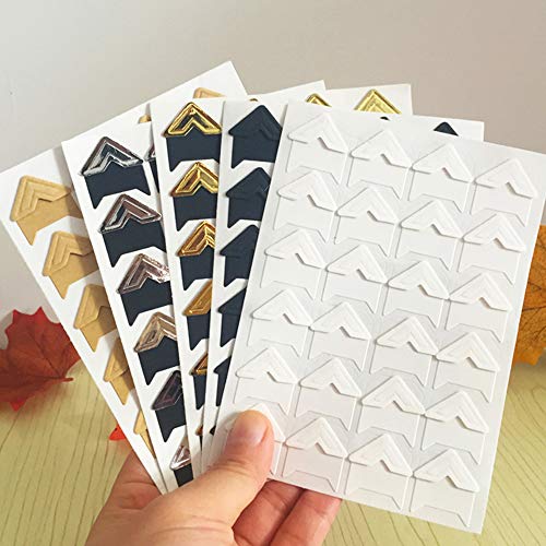 15 Sheets Self-Adhesive Photo Mounting Corners