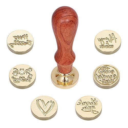 Blessing Wax Seal Stamp Kit, 6 Pieces