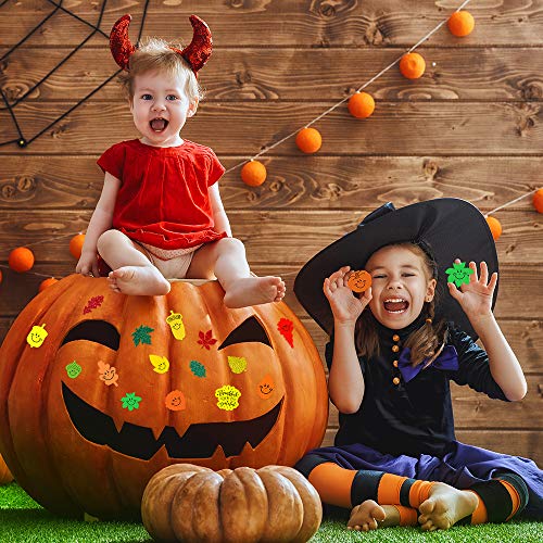 708 Pcs Foam Fall Leaves Stickers for Scrapbooking