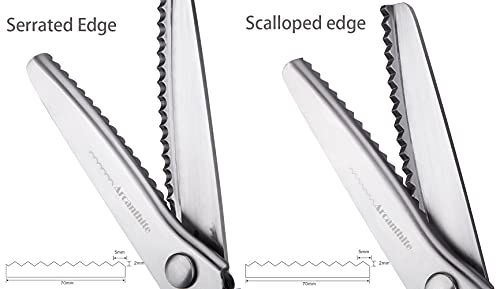 Arcanthite Pinking Shears Set for Scrapbooking