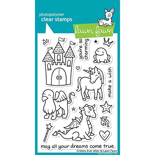 Lawn Fawn Critters Ever After Stamp Set