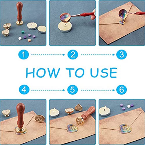 Skull Flower Wax Seal Stamp for Scrapbooking