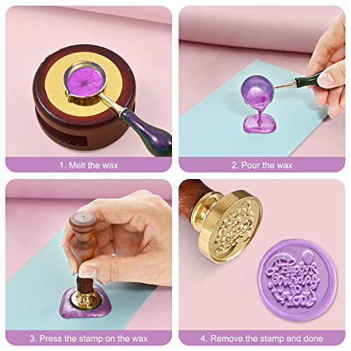 Birthday Balloon Wax Seal Stamp - Ideal for Scrapbooking