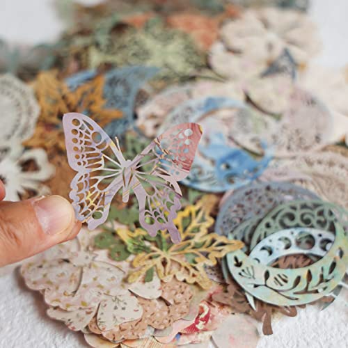 Vintage Lace Cutouts for Scrapbooking - 180pcs