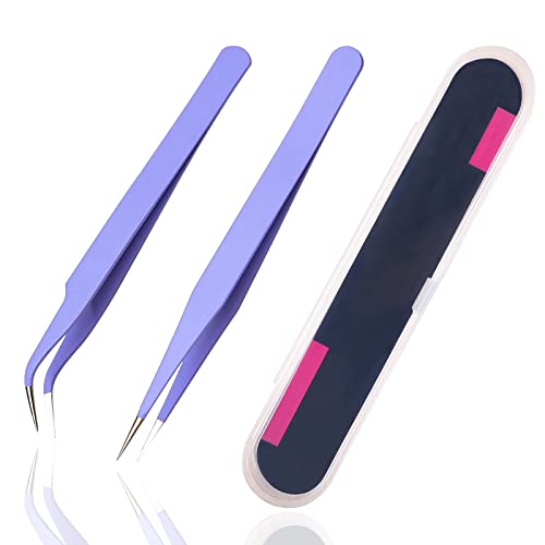 Purple Craft Tweezers for Scrapbooking & Vinyl