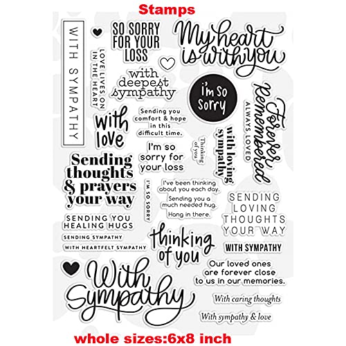Greeting Words Stamp Set for Scrapbooking & Card Making