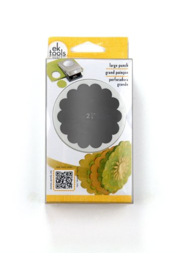 Large White Scallop Circle Punch - EK Tools