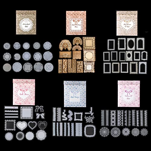 Vintage Lace Scrapbook Stickers - 180pcs