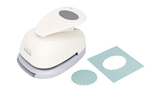 Bira Craft 1.5" Scalloped Oval Lever Punch - Scrapbooking