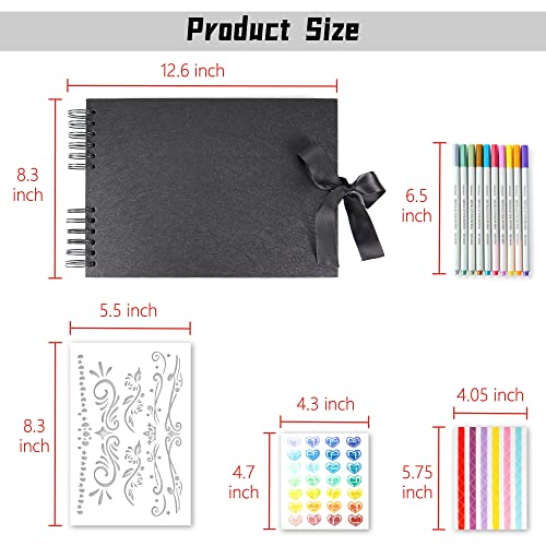 Large DIY Handmade Scrapbook for Anniversary, Wedding, Travelling