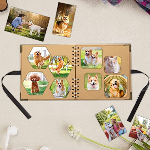 DIY Scrapbook Album: 8x8 Inch, 60 Pages