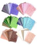 96 Sheets Textured Scrapbook Paper Assorted Set