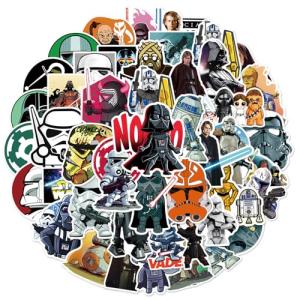 50 Star Wars Waterproof Stickers for Fun