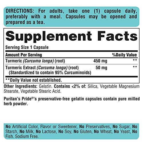 Max Potency Turmeric Curcumin 500mg - 360 Capsules