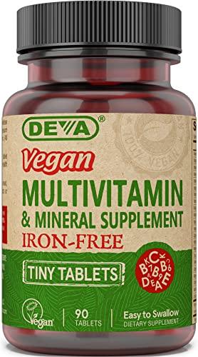 DEVA Vegan Multivitamin with Vitamin C, D2 & B-Complex