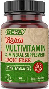 DEVA Vegan Multivitamin with Vitamin C, D2 & B-Complex