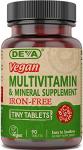 DEVA Vegan Multivitamin with Vitamin C, D2 & B-Complex