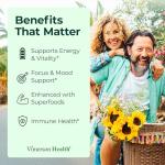 Vegan Multivitamin for Men and Women - 90 Tablets