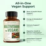 Vegan Multivitamin for Men and Women - 90 Tablets