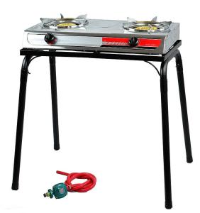 XtremepowerUS Outdoor Propane 2-Burner Stove