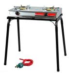 XtremepowerUS Outdoor Propane 2-Burner Stove