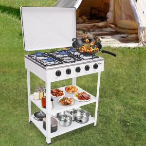 Portable 5-Burner Natural Gas Camp Stove
