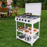Portable 5-Burner Natural Gas Camp Stove