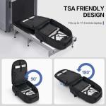 OIWAS Rolling Backpack with Wheels for Travel