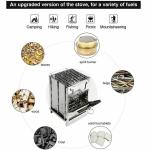 Portable Stainless Steel Camping Wood Burning Stove