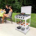 Portable 5-Burner Natural Gas Camp Stove