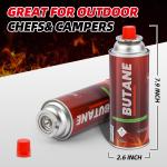 Butane Fuel Canisters for Camping Stoves - 28 Pack
