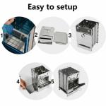 Portable Stainless Steel Camping Wood Burning Stove