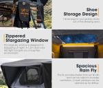 San Hima Hard Shell Rooftop Tent for 4