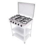 Portable 5-Burner Natural Gas Camp Stove