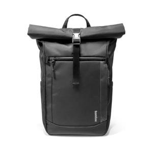Expandable Water-Resistant Rolltop Backpack for Laptops