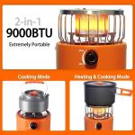 Portable Butane Heater Stove for Camping Use