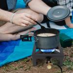 Single Burner Cast Iron Camping Stove