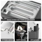 Portable Butane Stove with Griddle and Case