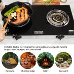 XtremepowerUS Dual Burner Stove with Auto Ignition